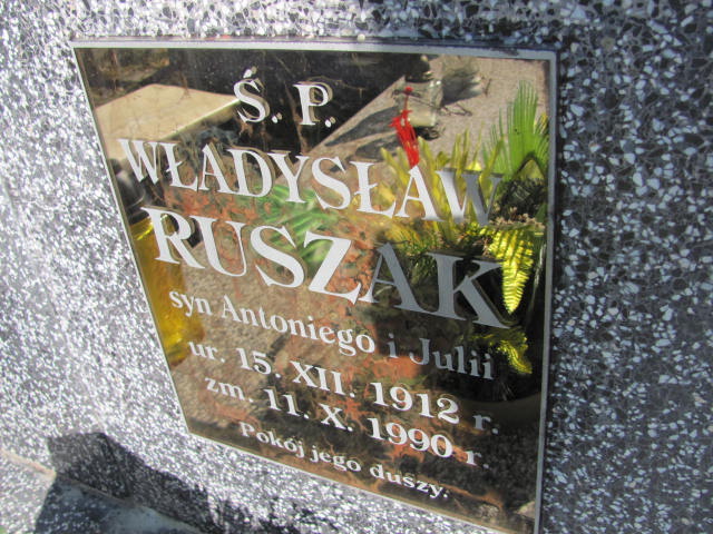 Władysław Ruszak 1912 Rudnik nad Sanem - Grobonet - Wyszukiwarka osób pochowanych