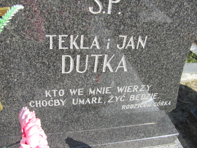 Jan Dutka Rudnik nad Sanem - Grobonet - Wyszukiwarka osób pochowanych