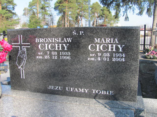 Bronisław Cichy 1933 Rudnik nad Sanem - Grobonet - Wyszukiwarka osób pochowanych