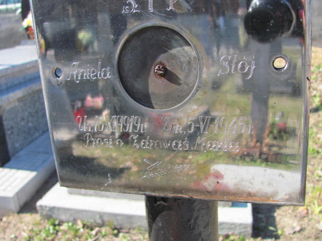 Aniela Stój 1919 Rudnik nad Sanem - Grobonet - Wyszukiwarka osób pochowanych