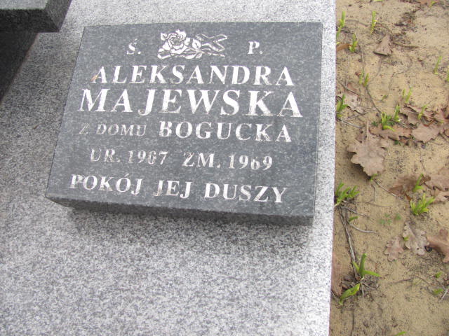 Aleksandra Majewska 1907 Rudnik nad Sanem - Grobonet - Wyszukiwarka osób pochowanych