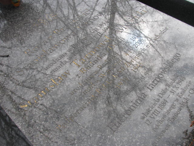 Hieronim Tarnowski 1884 Rudnik nad Sanem - Grobonet - Wyszukiwarka osób pochowanych