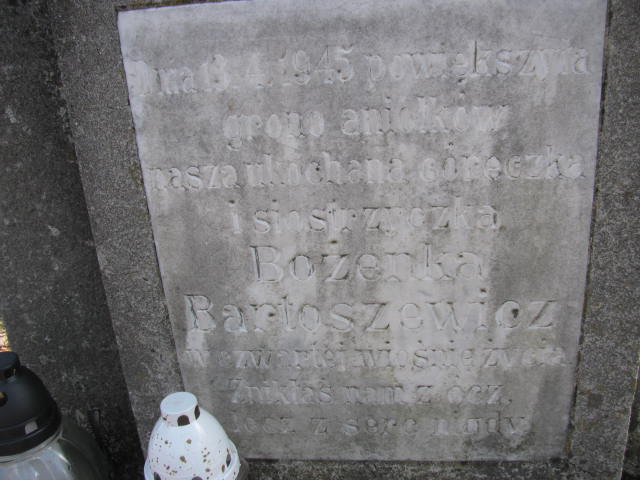 Bożena Bartoszewicz Rudnik nad Sanem - Grobonet - Wyszukiwarka osób pochowanych