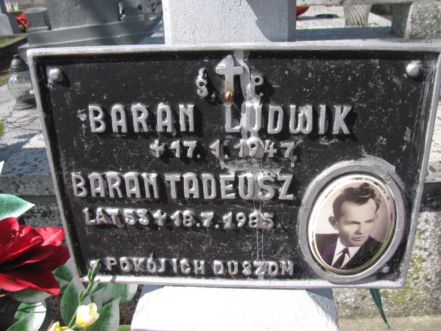 Ludwik Baran Rudnik nad Sanem - Grobonet - Wyszukiwarka osób pochowanych