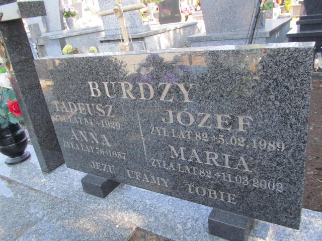Maria Burdzy Rudnik nad Sanem - Grobonet - Wyszukiwarka osób pochowanych