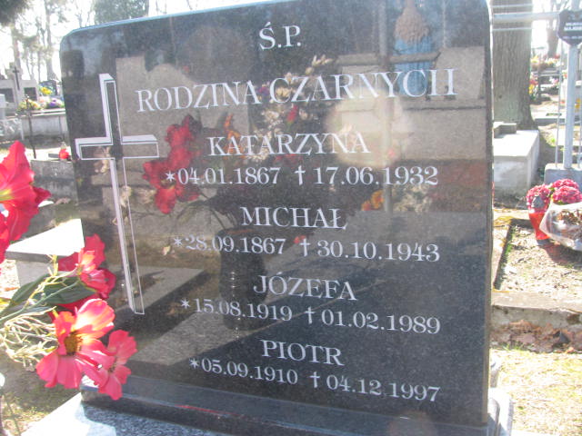 Michał Czarny 1867 Rudnik nad Sanem - Grobonet - Wyszukiwarka osób pochowanych
