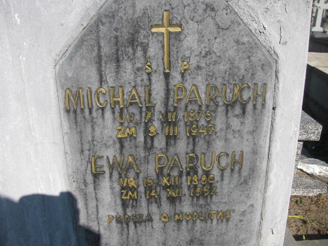 Ewa Paruch 1886 Rudnik nad Sanem - Grobonet - Wyszukiwarka osób pochowanych