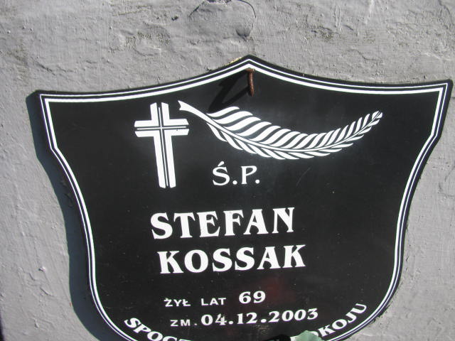 Stefan Kossak 1934 Rudnik nad Sanem - Grobonet - Wyszukiwarka osób pochowanych
