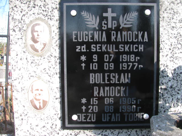 Eugenia Ramocka 1918 Rudnik nad Sanem - Grobonet - Wyszukiwarka osób pochowanych