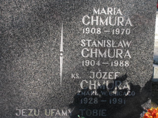 Józef Chmura 1927 Rudnik nad Sanem - Grobonet - Wyszukiwarka osób pochowanych