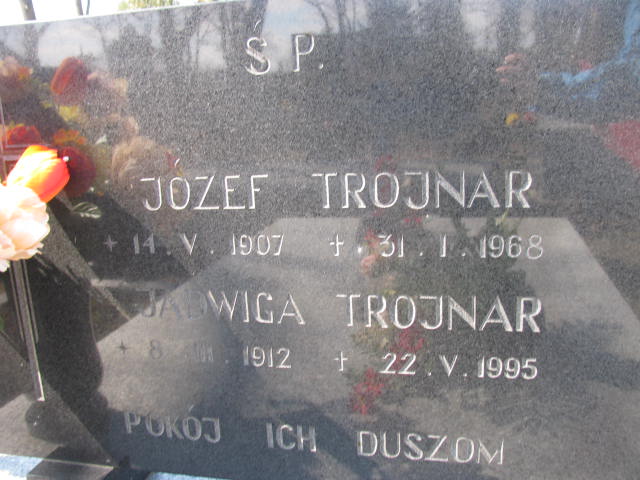 Józef Jan Trojnar 1907 Rudnik nad Sanem - Grobonet - Wyszukiwarka osób pochowanych