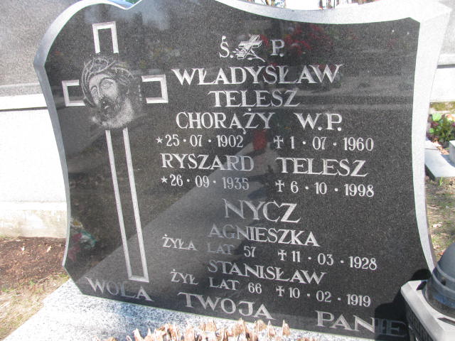Grób Ryszard Alfred Telesz