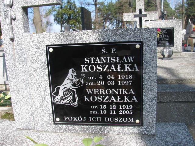 Weronika Koszałka 1919 Rudnik nad Sanem - Grobonet - Wyszukiwarka osób pochowanych