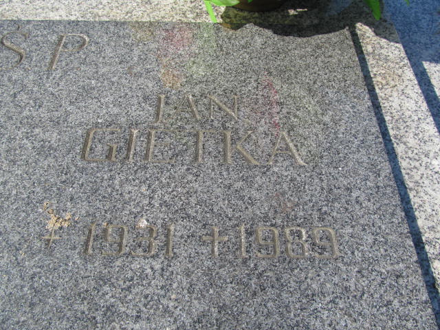 Jan Gietka 1931 Rudnik nad Sanem - Grobonet - Wyszukiwarka osób pochowanych