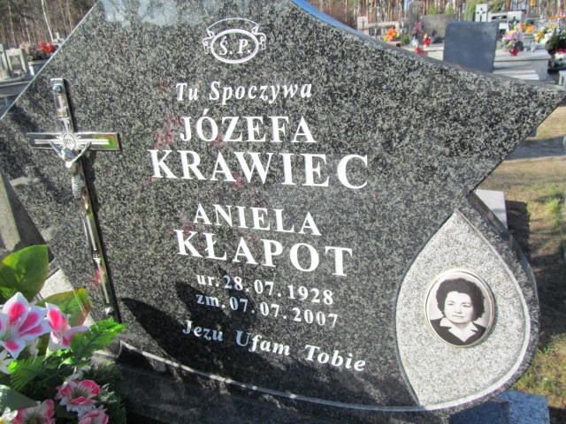 Aniela Kłapot 1928 Rudnik nad Sanem - Grobonet - Wyszukiwarka osób pochowanych