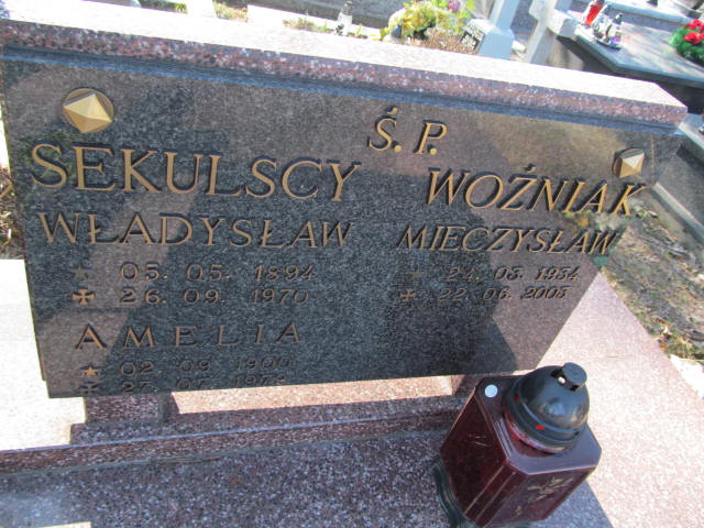 Grób Władysław Sekulski