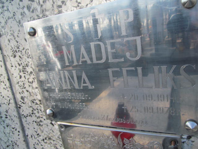 Anna Madej 1912 Rudnik nad Sanem - Grobonet - Wyszukiwarka osób pochowanych