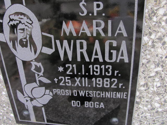 Maria Wraga 1913 Rudnik nad Sanem - Grobonet - Wyszukiwarka osób pochowanych