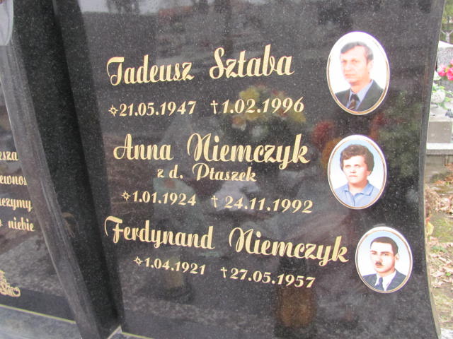 Ferdynand Niemczyk 1921 Rudnik nad Sanem - Grobonet - Wyszukiwarka osób pochowanych