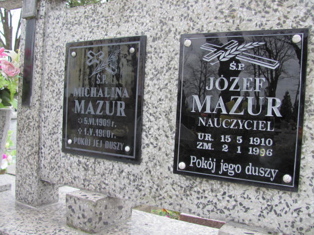 Michalina Mazur 1909 Rudnik nad Sanem - Grobonet - Wyszukiwarka osób pochowanych
