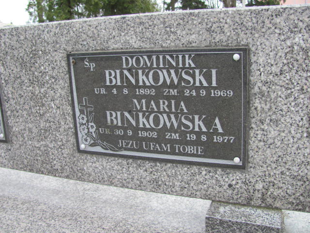 Dominik Binkowski 1892 Rudnik nad Sanem - Grobonet - Wyszukiwarka osób pochowanych