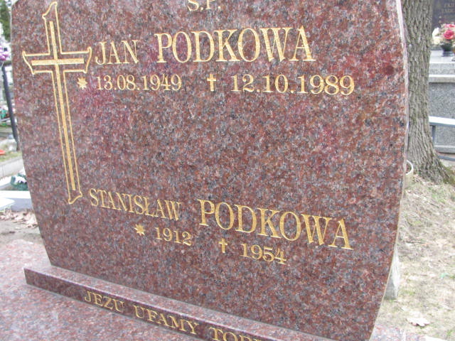 Jan Podkowa 1949 Rudnik nad Sanem - Grobonet - Wyszukiwarka osób pochowanych