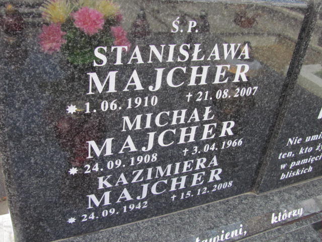 Kazimiera Majcher 1942 Rudnik nad Sanem - Grobonet - Wyszukiwarka osób pochowanych