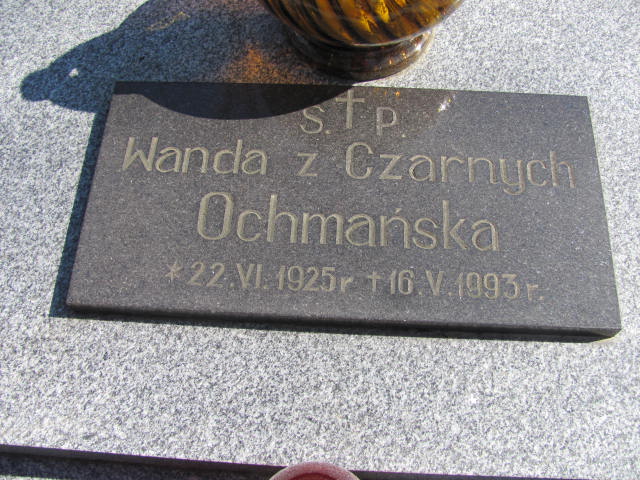 Wanda Maria Ochmańska 1925 Rudnik nad Sanem - Grobonet - Wyszukiwarka osób pochowanych