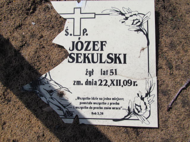 Józef Sekulski 1958 Rudnik nad Sanem - Grobonet - Wyszukiwarka osób pochowanych