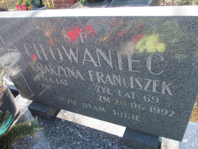 Katarzyna Chowaniec 1925 Rudnik nad Sanem - Grobonet - Wyszukiwarka osób pochowanych