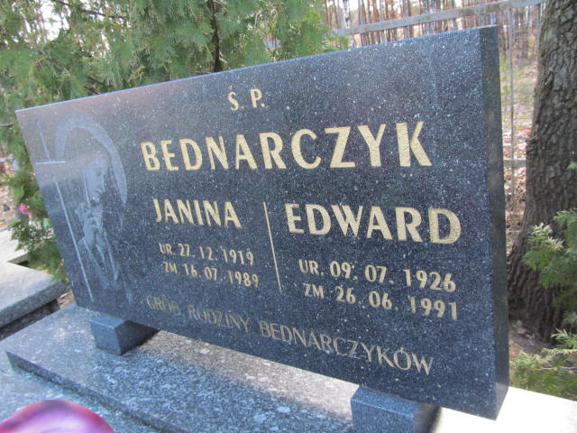 Janina Bednarczyk 1919 Rudnik nad Sanem - Grobonet - Wyszukiwarka osób pochowanych