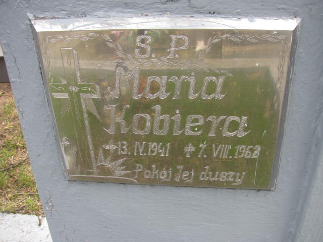 Maria Kobiera 1941 Rudnik nad Sanem - Grobonet - Wyszukiwarka osób pochowanych
