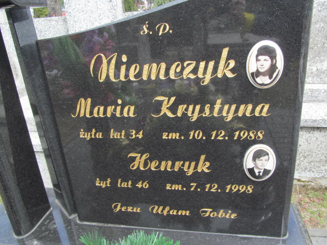 Henryk Niemczyk 1952 Rudnik nad Sanem - Grobonet - Wyszukiwarka osób pochowanych