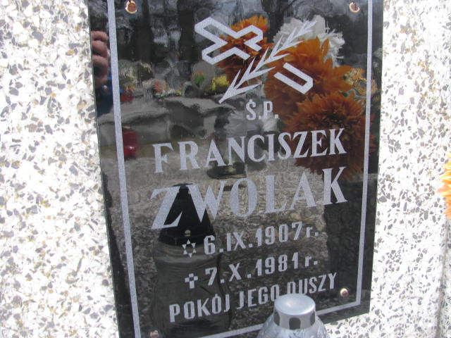 Franciszek Ferdynand Zwolak 1907 Rudnik nad Sanem - Grobonet - Wyszukiwarka osób pochowanych