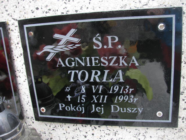 Agnieszka Torla 1913 Rudnik nad Sanem - Grobonet - Wyszukiwarka osób pochowanych