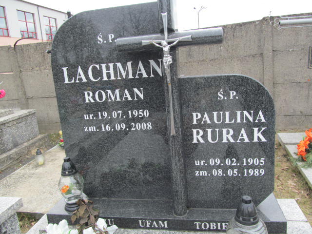 Roman Lachman 1950 Rudnik nad Sanem - Grobonet - Wyszukiwarka osób pochowanych